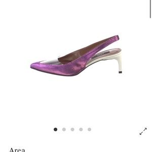 AREA NYC slingback heels